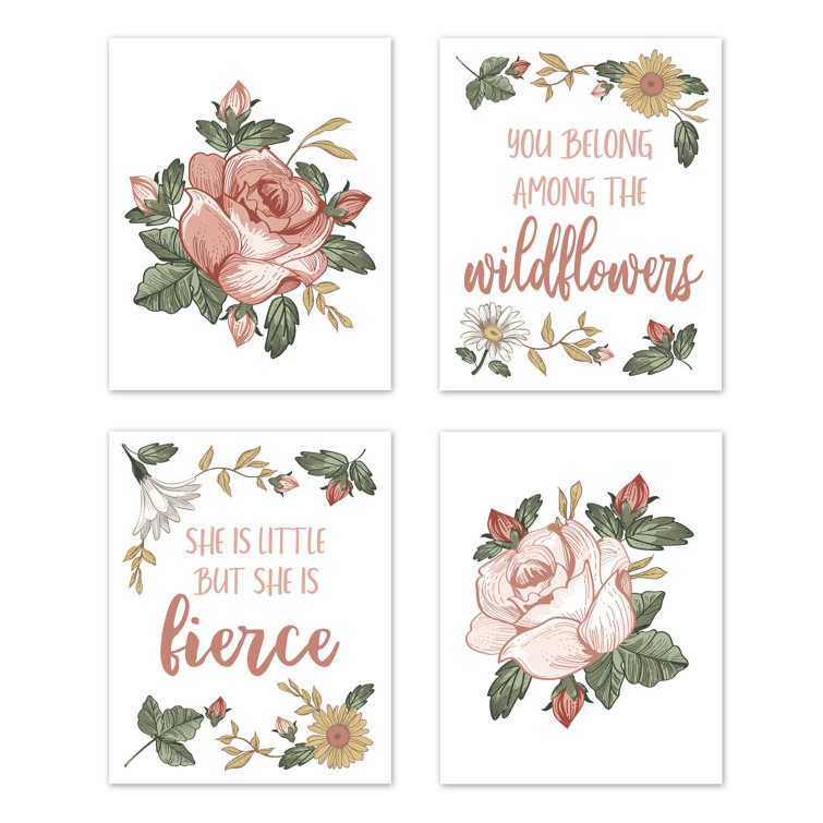 Instant Download Floral Printable Vintage Art Floral Wall Decor 